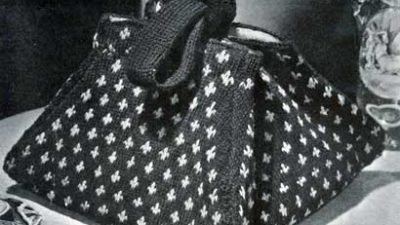 Örgü Kitap Çantası Modelleri