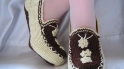 Örgü Patik Modelleri