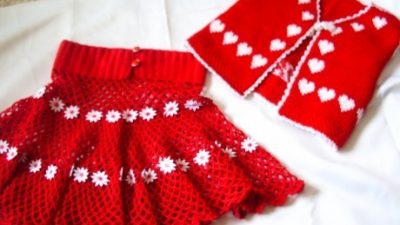 Kalp Motifli Örgü Örnekleri