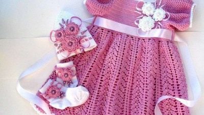 Anlatımlı Bebek Bolerosu ve Örgü Etek Modeli