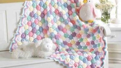 Anlatımlı Kesme Şeker Modelli Bebek Battaniyesi Yapımı