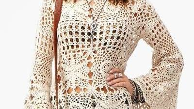 Anlatımlı Örgü Bayan Yazlık Bluz Modelleri