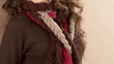 Anlatımlı Bayan Farklı Atkı Yapımı