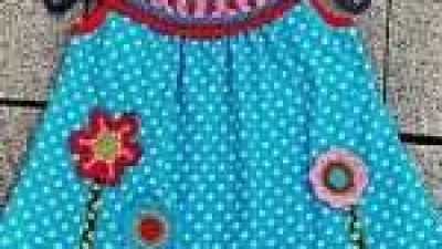 Kumaşla Örgü Kız Çocuk Elbise Yapılışı